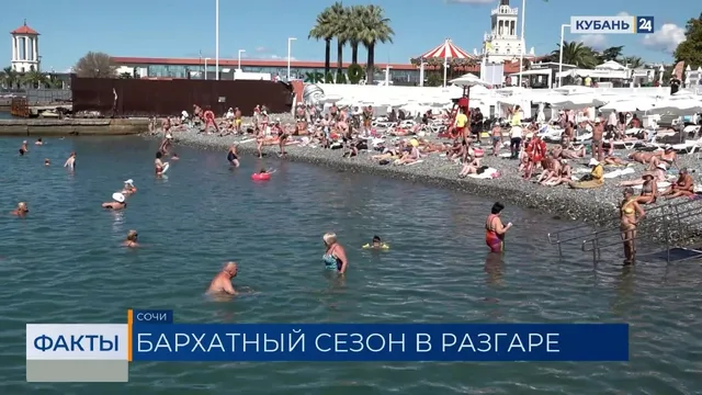 Сочи возглавил рейтинг востребованных направлений для отдыха в бархатный сезон