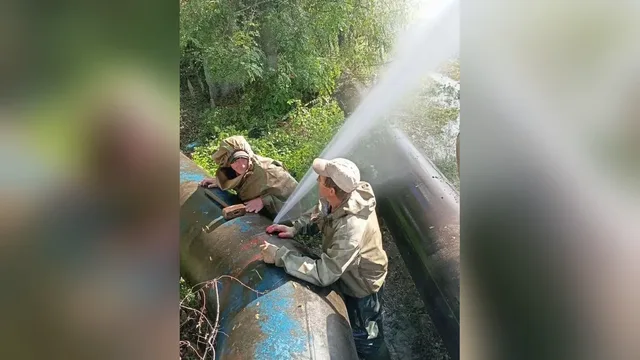 Фрагменты сбитого БПЛА повредили водопровод в Новороссийске