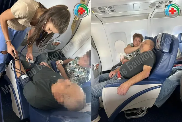 Врач из Башкортостана спасла мужчину с критическим давлением на рейсе Уфа — Сочи