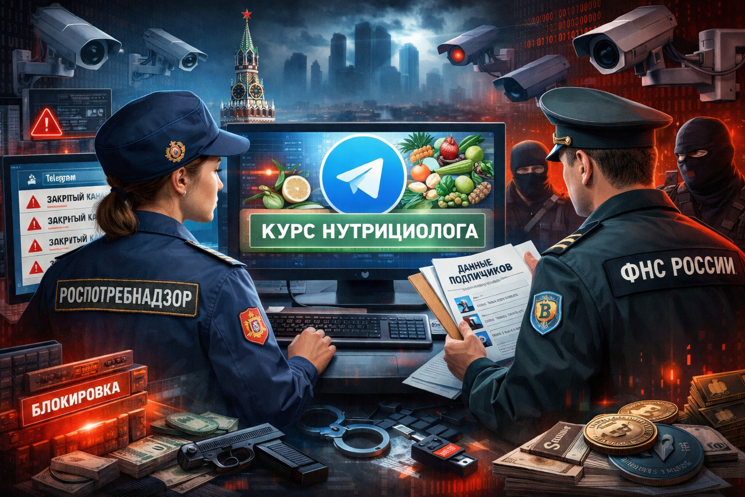 Роспотребнадзор и ФНС бьют по чёрным схемам в Telegram: тотальный контроль за закрытыми каналами под видом безопасности населения