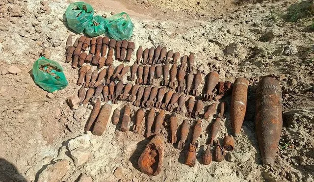 В Крымском районе обнаружили свыше 800 боеприпасов времен ВОВ