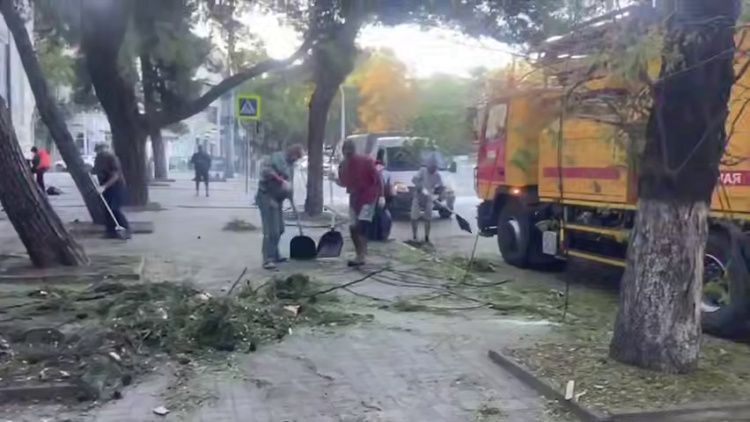 Роковое совпадение: обломки БПЛА второй раз попали в одну и ту же высотку Новороссийска