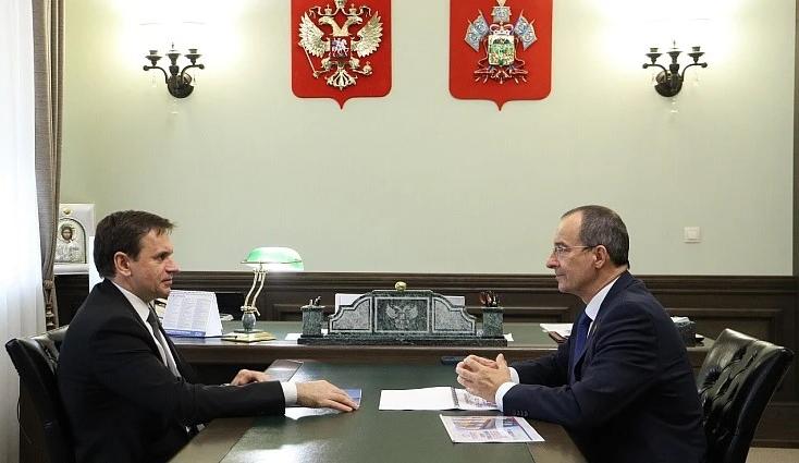 Юрий Бурлачко провел встречу с руководителем крайизбиркома