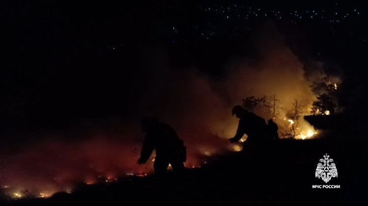 Большой пожар в Крыму локализован: сгорело 80 га