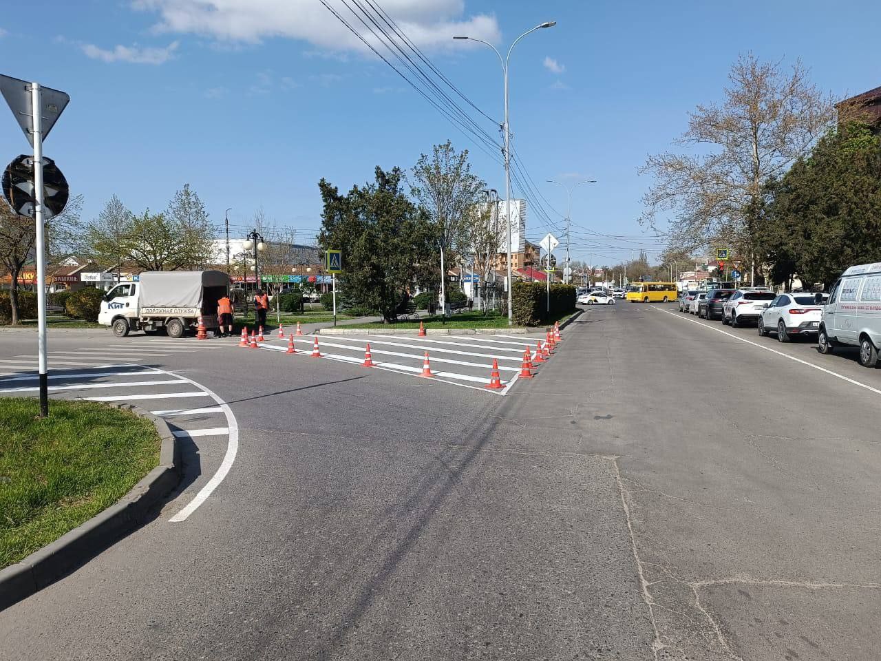 В Анапе изменили схему дорожного движения у Южного рынка