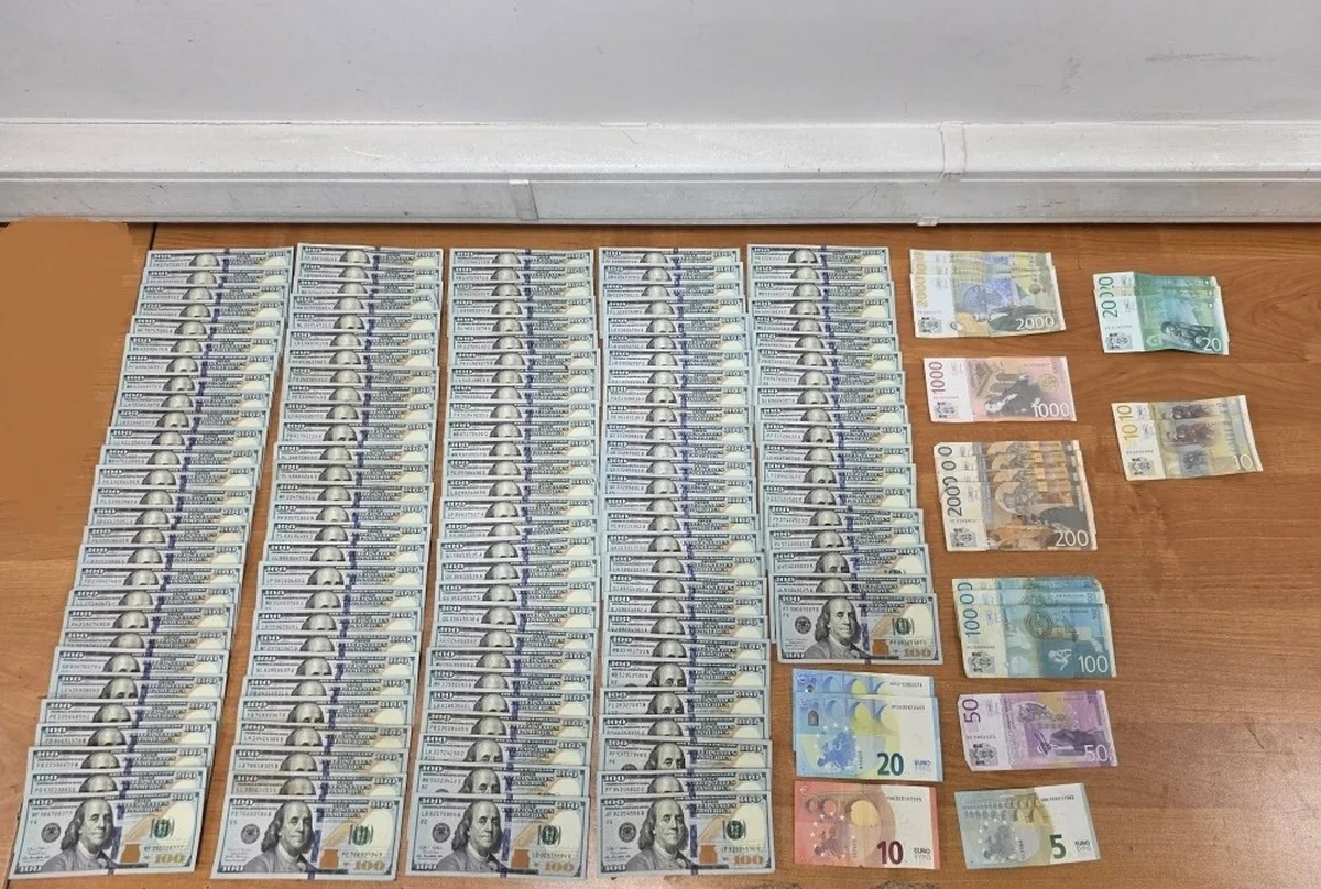 В аэропорту Сочи у пассажира из Сербии изъяли евро, динары и 13 тыс. долларов