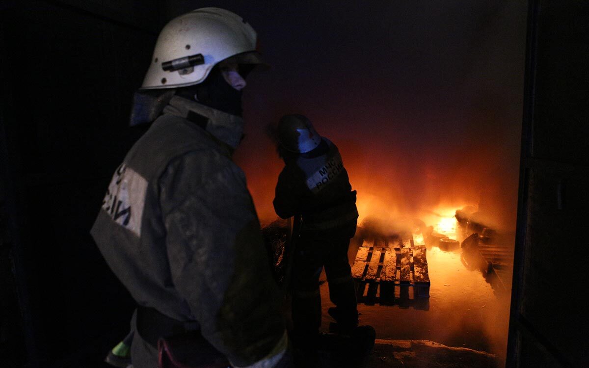 В Белореченске обломки БПЛА упали на территории промышленного предприятия
