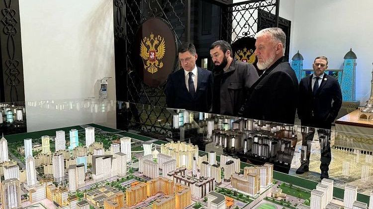 В Грозном открыт новый район - имени Владимира Путина