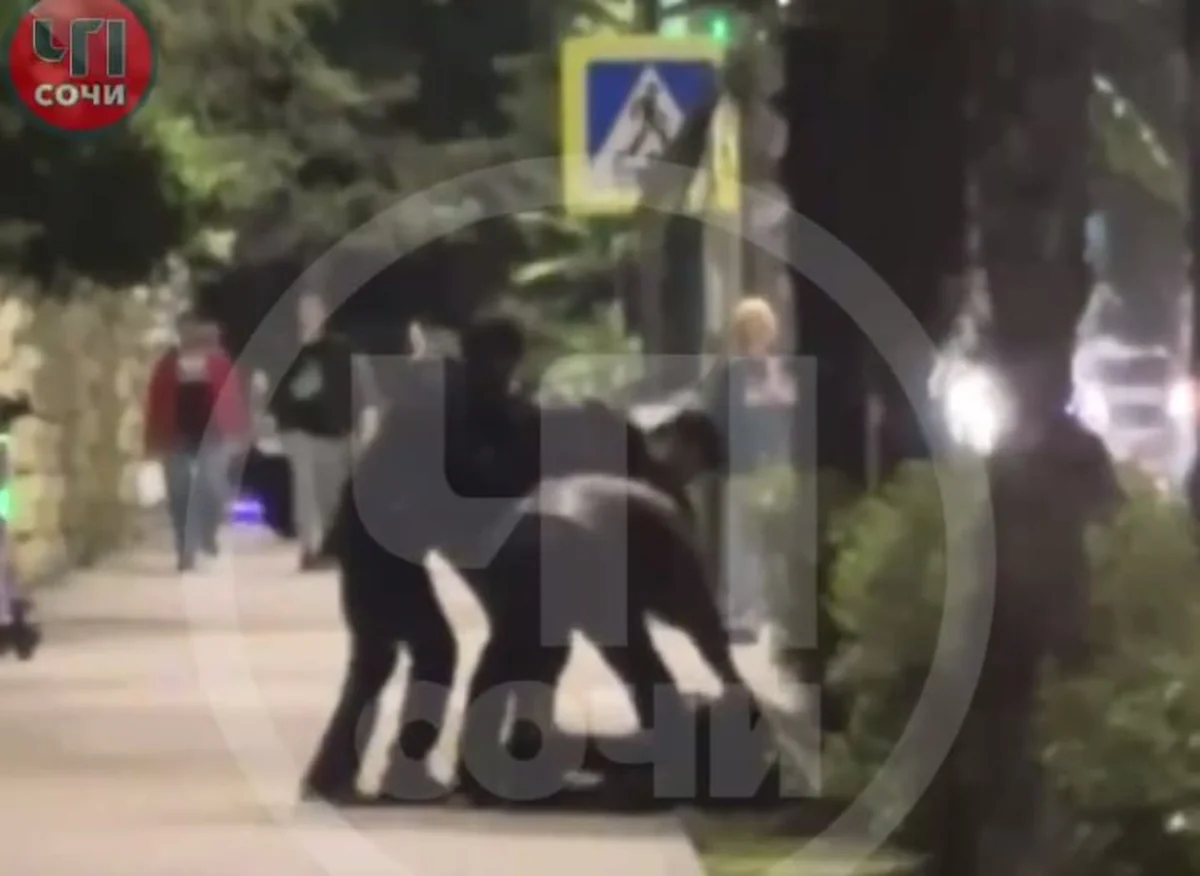 В Сочи трое мужчин избили ногами потерявшего сознание человека