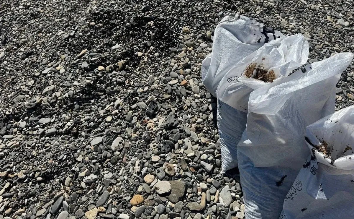 В Туапсе собрали 17 тыс. кубометров мазута и загрязненного грунта