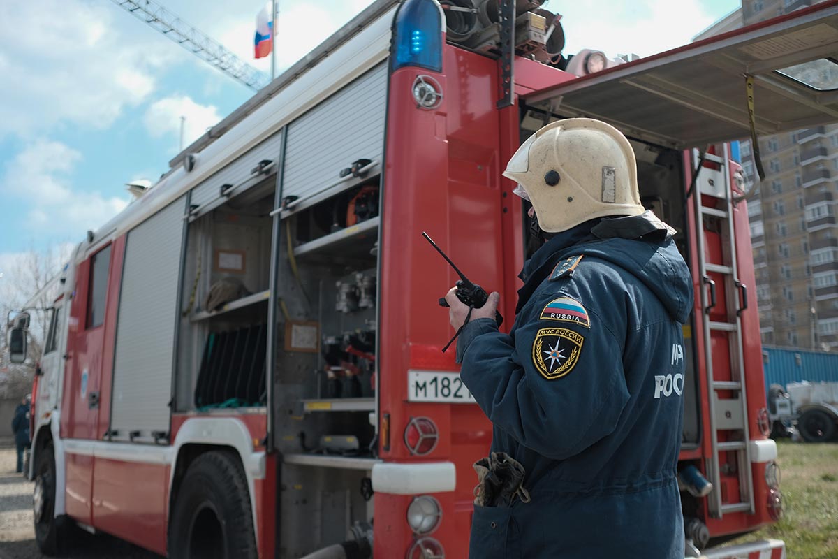 Возникший после атаки ВСУ пожар на зерновом терминале в Новороссийске потушили