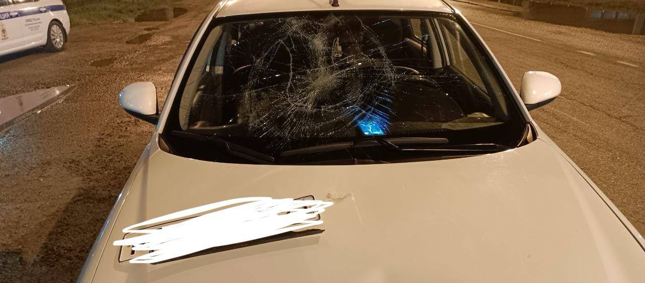 Мужчина с ребенком попали под колеса машины на дороге в Курганинске