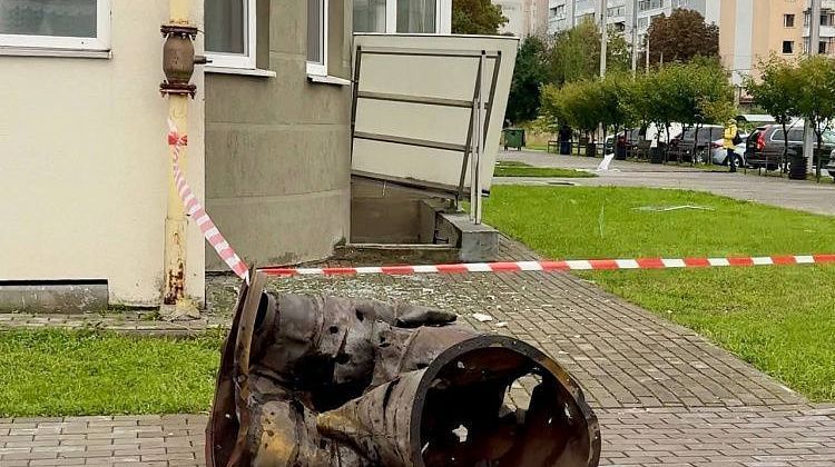 На Украине фрагмент старой трубы вентиляции полдня выдавали за обломок русской ракеты