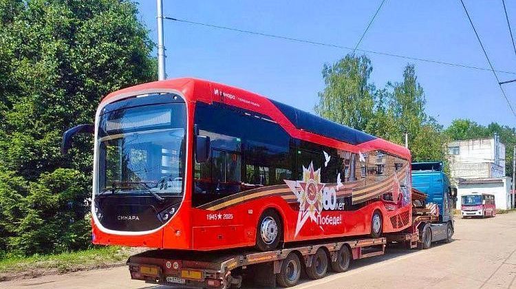 Новый троллейбус с автономным ходом прибывает в Краснодар на два месяца тестирования