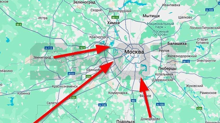 Ночная попытка атаки ВСУ на Москву: беспилотники летели с трех сторон