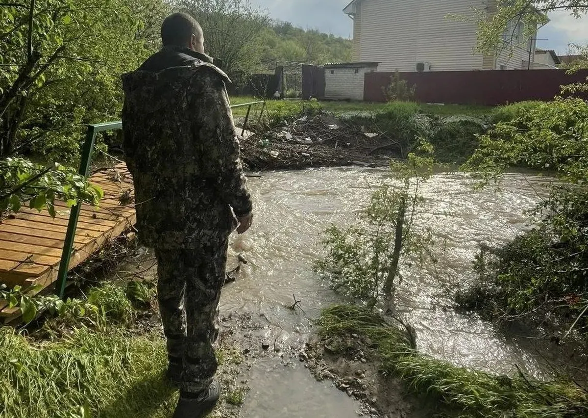 Подтопления после ливней продолжают ликвидировать в Белореченском районе