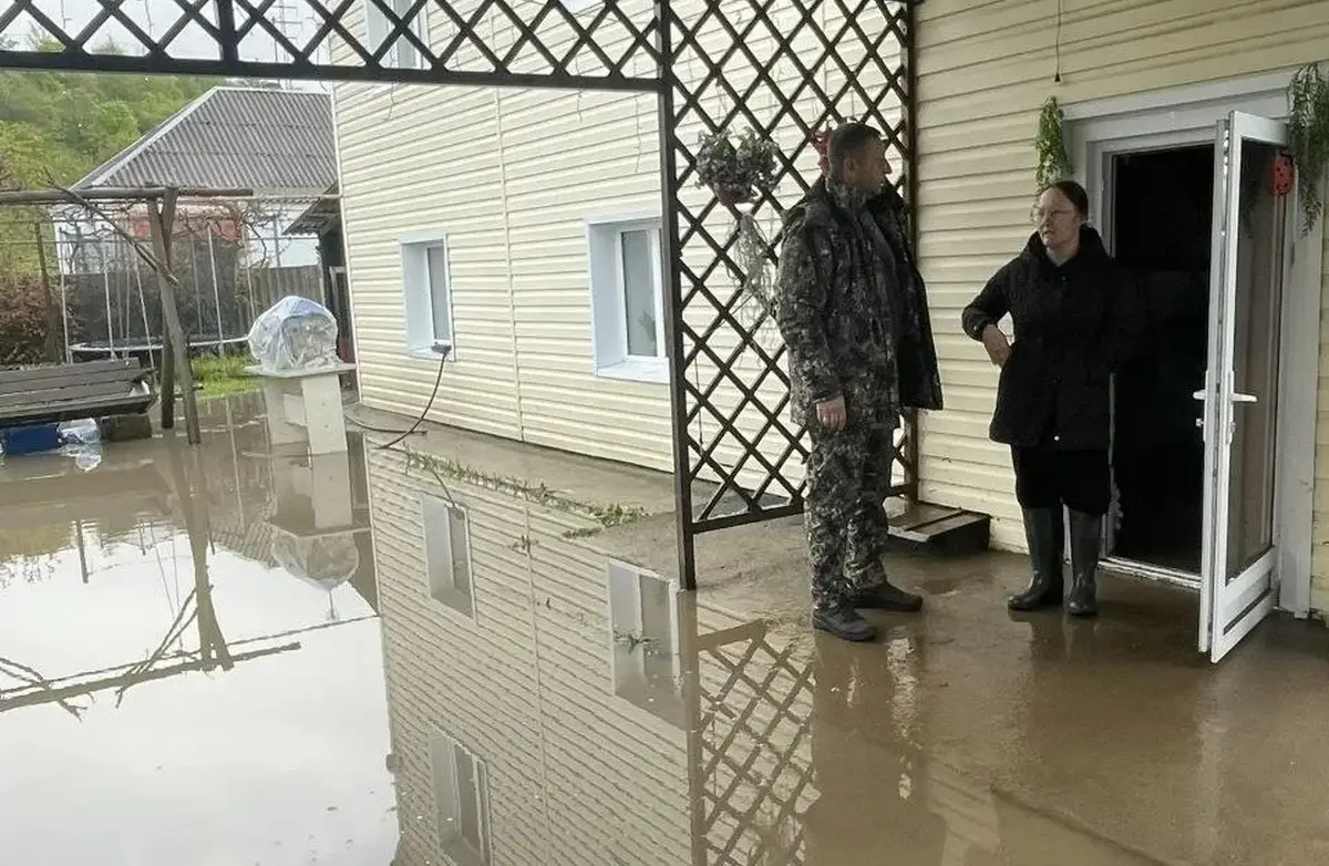 Почти 50 домов подтопило в Белореченском районе из-за ливней