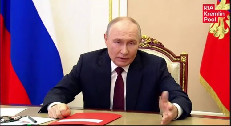 Путин выступает на Совбезе! Москва стремится к миру, но и решение военным путем - не отвергает