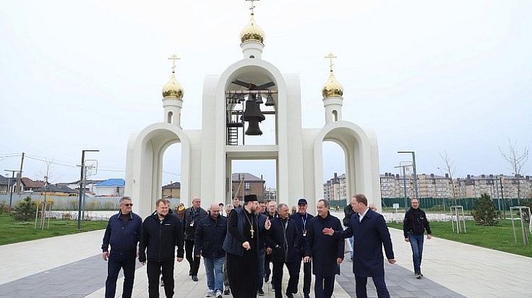 Руководители парламентов-членов ЮРПА осмотрели Крещенский парк в Анапе