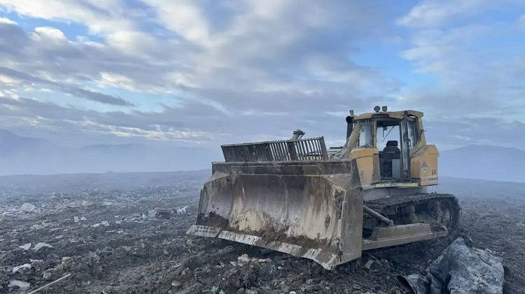 Ситуация на полигоне в Новороссийске: тление сокращается