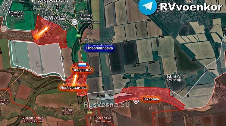 Срочные новости из Покровска! Чунишино и микрорайон Лазурный города за Россией, возможен масштабный штурм