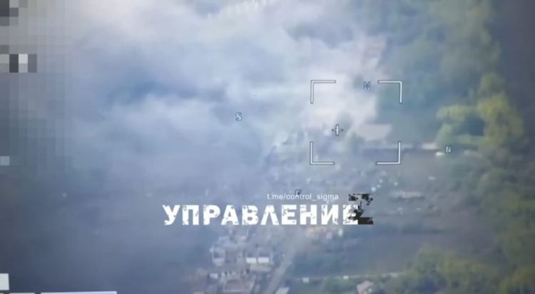 Теткино! ВСУ дожигают фугасными авиабомбами