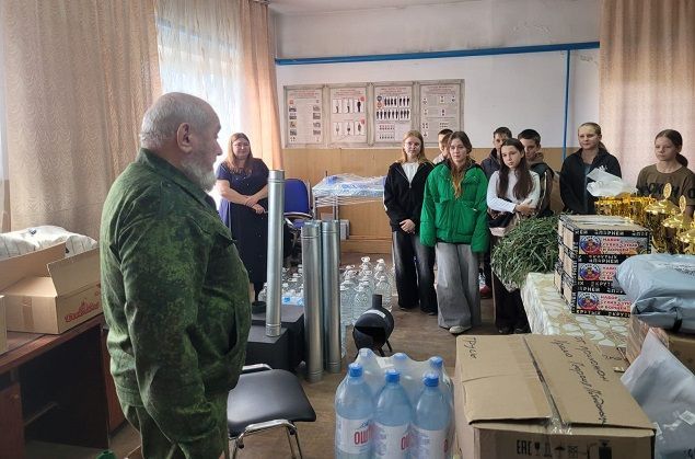 Урок мужества в Таманском отделе войска: что узнали ребята от казака-героя с позывным "Чукотка"