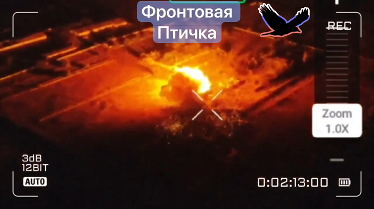 Херсон: удар по колонне техники на правом берегу!