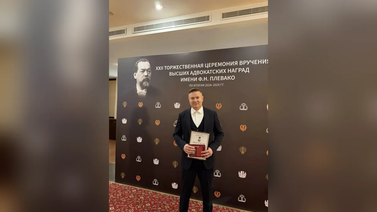 Член Совета при губернаторе Олег Сычев удостоен серебряной медали имени Плевако