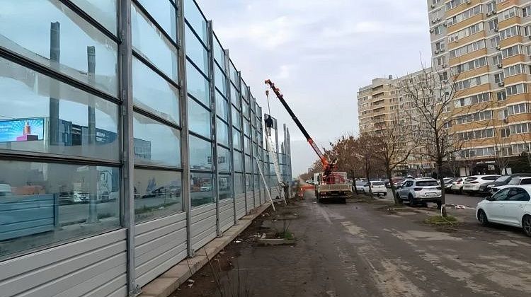 Шумозащитные экраны и шесть полос: в Краснодаре продолжается масштабная реконструкция Западного Обхода