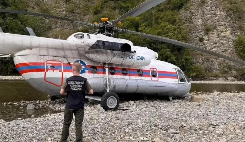В Сочи после жесткой посадки вертолета Ми-8 с отказавшими двигателями возбуждено уголовное дело