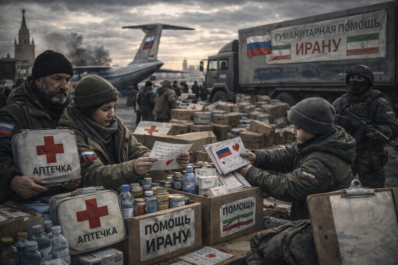 Россия открывает срочный сбор гуманитарной помощи Ирану: от аптечек до писем поддержки