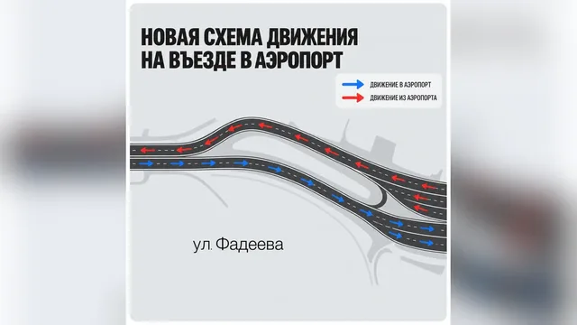Схема движения перед аэропортом Краснодар изменится с 9 октября