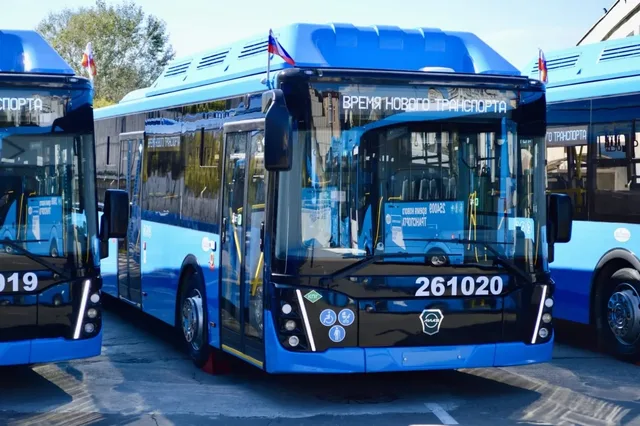 С начала года на Кубань поставили 68 новых автобусов по федеральным программам