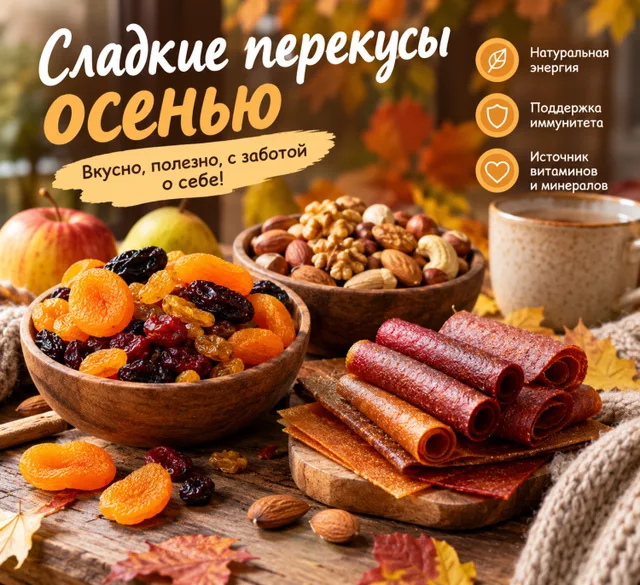 Сладкое с умом: полезные перекусы
